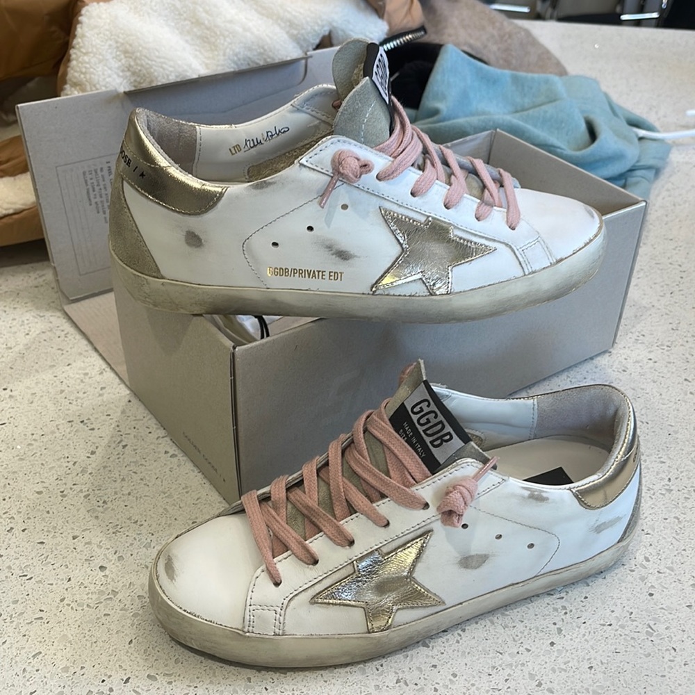 New Golden Goose sneaks - wore ONE time and they're too small size 37